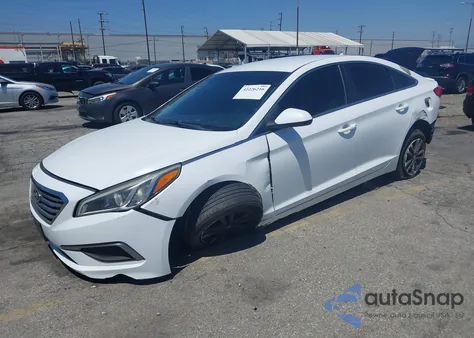 2017 Hyundai Sonata Se из США, поврежденный, VIN 5NPE24AFXHH574114